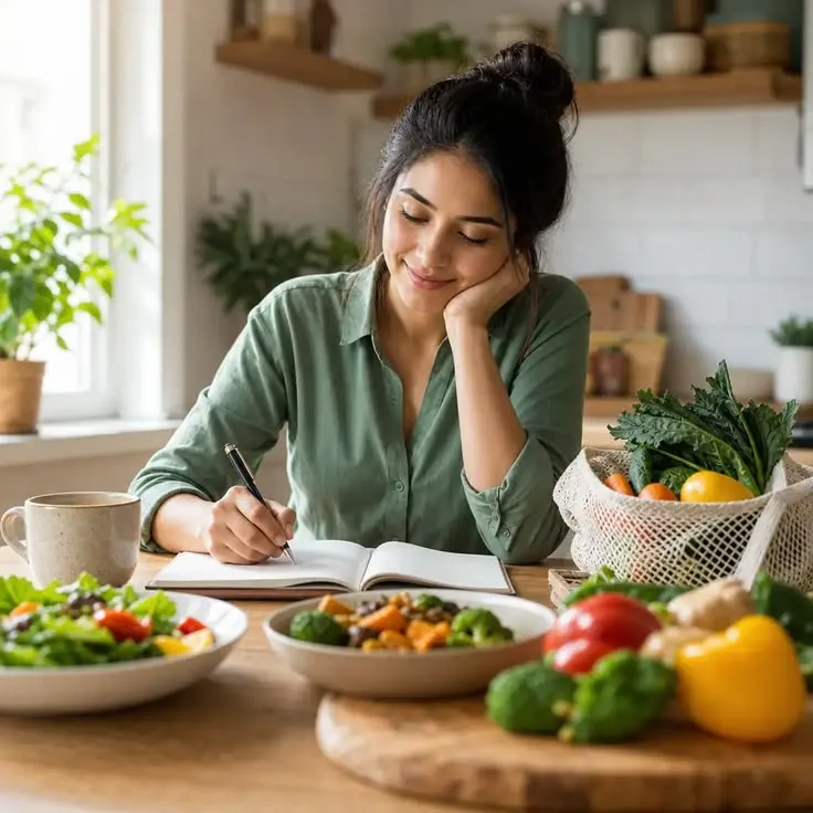 Professional consultation environment with ingredient samples